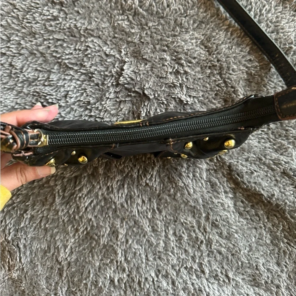 STEVE MADDEN Gold Studded Crossbody